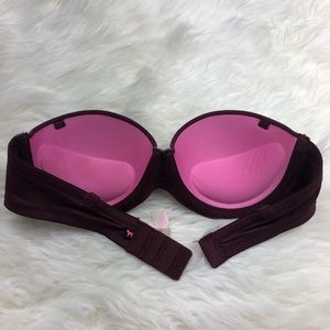 PINK Victoria's Secret Intimates & Sleepwear - Pink Victoria’s Secret bra strapless burgundy 32A PINK Victoria's Secret Intimates & Sleepwear - Pink Victoria’s Secret bra strapless burgundy 32A